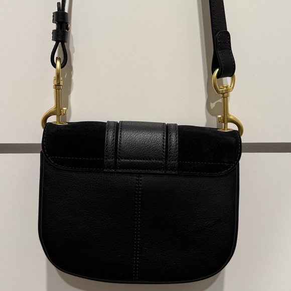 See by Chloe black leather and suede crossbody - Picture 8 of 12